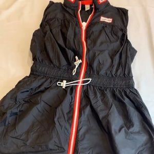 A plastic material HUNTER dress / overall